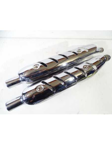 Silencieux (paire) TRIUMPH SCRAMBLER 900 - 2012-2016 - TRIUMPH 2206311 + 2206312