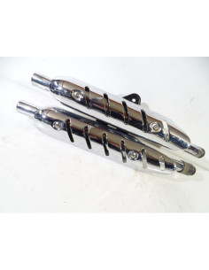 Silencieux (paire) TRIUMPH SCRAMBLER 900 - 2012-2016 - TRIUMPH 2206311 + 2206312 2