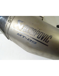 Ligne d'échappement YAMAHA MT09 TRACER 900 - 2015 - M-HEGEH002 E26 08064G / 92R-01 8064 2