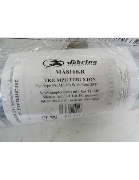 Silencieux droit TRIUMPH THRUXTON 900 - 2007 - SEBRING