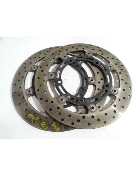 Disque de frein (paire) avant YAMAHA MT03 660 - 2007 - Occasion - très bon état