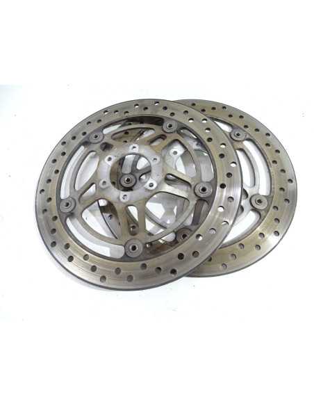 Disque de frein (paire) avant HONDA HORNET 600 PC34E - 2001 -