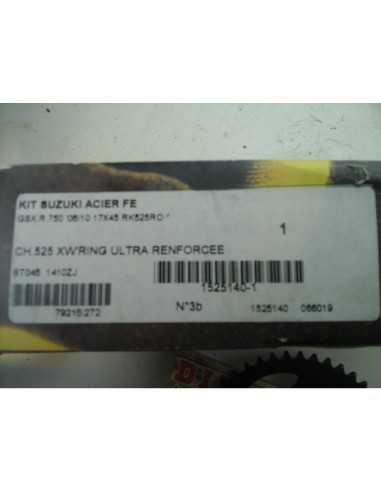 Kit chaîne SUZUKI GSXR 750 - 2006-2010 - 17X45 - RK525RO