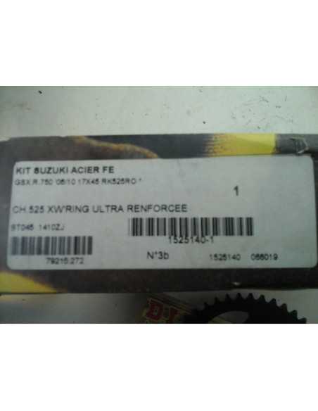 Kit chaîne SUZUKI GSXR 750 - 2006-2010 - 17X45 - RK525RO