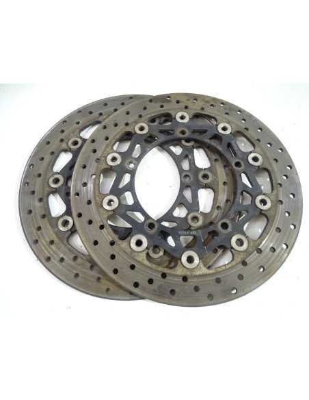 Disque de frein (paire) avant YAMAHA FZ6 600 - 2004/2007 - Occasion - état moyen