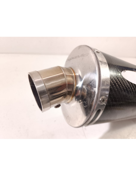 Pot d'échappement DELKEVIC de KAWASAKI ER6 n/f - 2012/2016