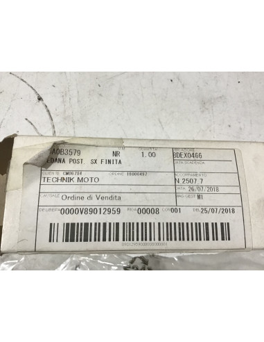 Repose-pied arrière gauche MV AGUSTA F3 675 - 2012/2018 - MV AGUSTA 80A0B3579 Occasion