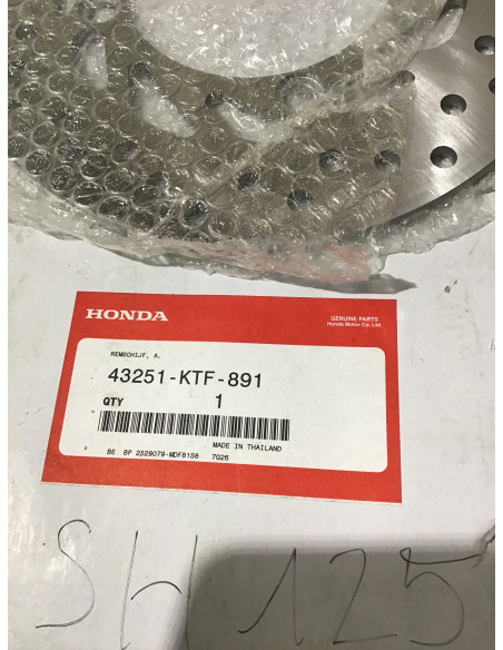 Disque de frein arrière HONDA SH 125 - 2009/2023