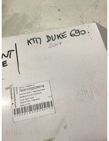 Té de fourche KTM DUKE 690 - 2016/2017 - 7600103202801S