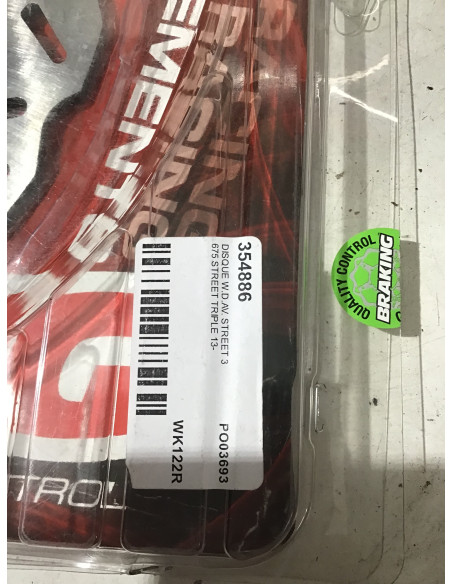 Disque de frein avant droit TRIUMPH STREET TRIPLE 675 - 2013/2017 -