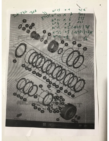 Embrayage YAMAHA T-MAX 560 - 2020/2024 - Neuf