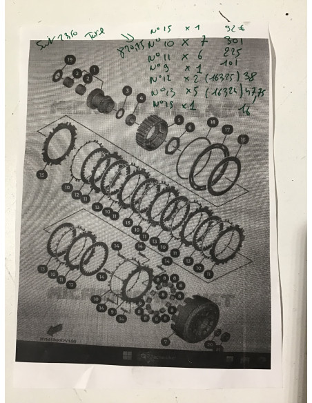 Embrayage YAMAHA T-MAX 560 - 2020/2024 - Neuf